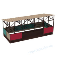 Детская беседка Color Panel со скамейками и полом в сад