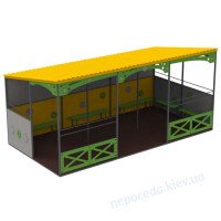 Альтанка Rancho Play с лавками и полом