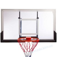 Игровой щит с кольцом и сеткой баскетбольный 