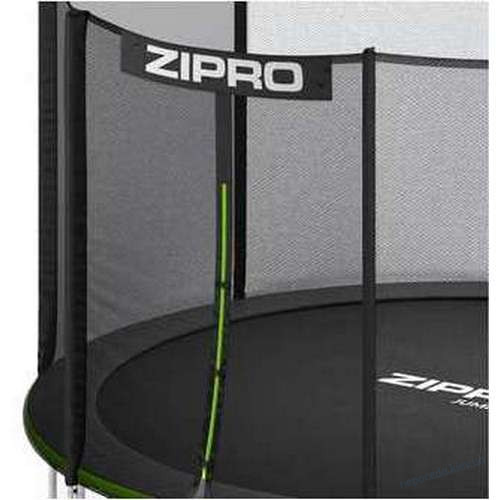 Батут небольшой 183 см Zipro Jump Pro с наружной сеткой черно-зеленый, фото 2