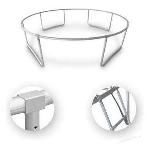 Батут 374 см черный OUTTEC Inside Net с внутренней сеткой, фото 2