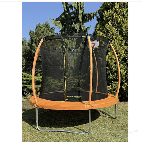 Детский батут 245 см с внутренней защитной сеткой и LED подсветкой 8FT, фото 2