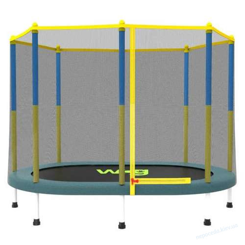 Батут манеж 170x107 см овальный с сеткой Oval