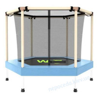 Батут манеж 173 см шестигранный с сеткой Hexi M