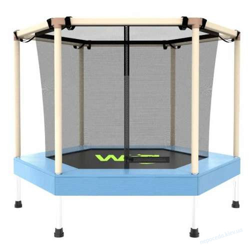 Батут манеж 173 см шестигранный с сеткой Hexi M