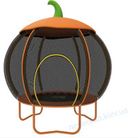 Детский батут с защитной сеткой с крышей Pumpkin