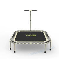 Батут для фитнеса для тренировок с ручкой 110см WCG 4Active