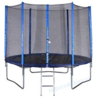 Батут Fun Tramp с наружной сеткой 305 см черно-синий до 100 кг