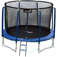 Батут Jumpi Maxy Comfort с внутренней сеткой 312 см синий до 160кг