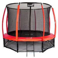 Батут Jumpi Maxy Comfort Plus с внутренней сеткой 312 см красный до 120 кг