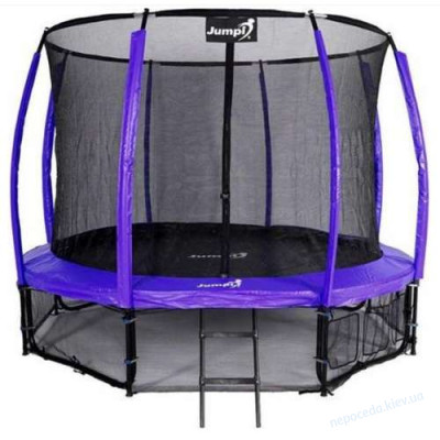 Батут Jumpi Maxy Comfort Plus с внутренней сеткой 312 см фиолетовый до 120кг