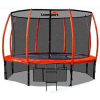 Батут Lean Sport Best с внутренней сеткой 366 см оранжевый до 150кг