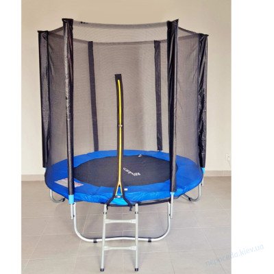Детский батут 183см голубой JustFun