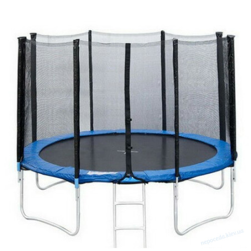 Батут уличный с лесенкой Just Fun 252см Blue