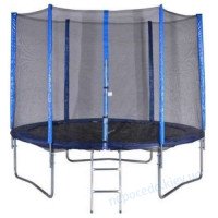 Батут Fun Tramp с наружной сеткой 305 см черно-синий до 100 кг