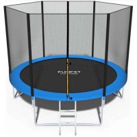 Батут Funfit с наружной сеткой 312 см синий до 120 кг Батут Funfit с наружной сеткой 312 см синий до 120 кг