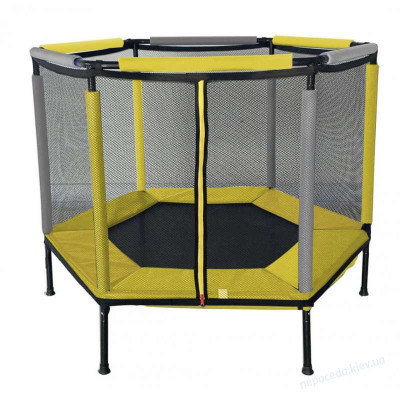 Батут-манеж детский до 60кг Just Fun 140см Yellow шестиугольный