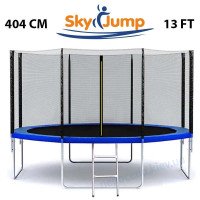 Батут SkyJump 404 см с защитной сеткой и лесенкой