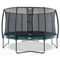 Батут спортивный BERG Elite Green 430 + сетка Safety Net Deluxe