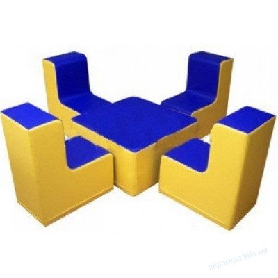 Дитячий набір м'яких меблів Квартет