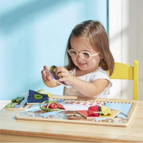 Бізіборд Ведмедик з застібками Melissa and Doug, фото 7