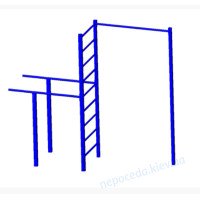 Турник уличный, брусья + шведская стенка Power