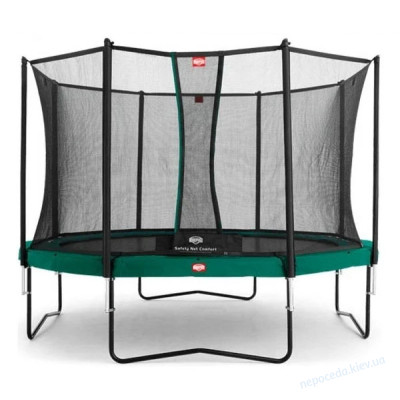 Батут BERG Champion 380 см с сеткой Comfort 380 и лестницей (бизнес)