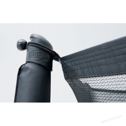 Батут BERG Favorit 430 Grey Levels с защитной сеткой Comfort серый с игрой, фото 5