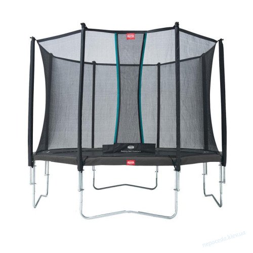 Батут BERG Favorit 330 с защитной сеткой Comfort (серый)