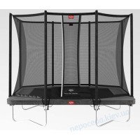  Батут прямоугольный BERG Ultim Favorit 280 Grey с сеткой Comfort