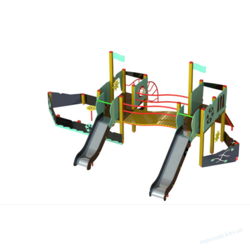 Уличная детская площадка в виде корабля DIO-415
