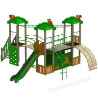 Детский игровой комплекс “Лесной” уличный