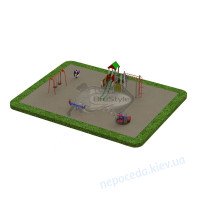 Детская площадка PG7 во двор. Игровое оборудование, комплексы и качели