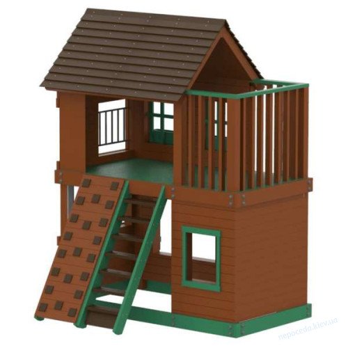 Детский двухэтажный игровой деревянный домик Kantri, фото 2