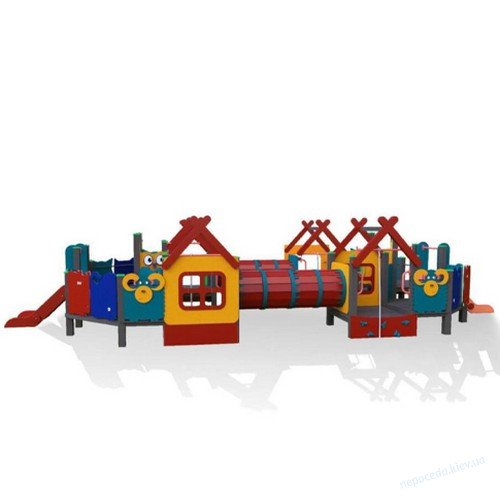 Спортивно игровой уличный комплекс Изба (2-8 лет)