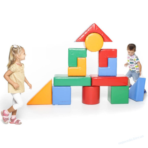 Мягкий конструктор. Детские игровые модули Конструктор-строитель 6, фото 3