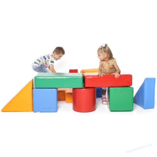 Мягкий конструктор. Детские игровые модули Конструктор-строитель 6, фото 1