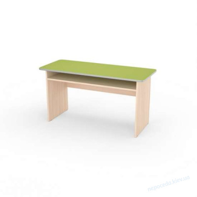 Стол детский Мышонок 1 рост.гр. с полкой 1100x450x460 цветное ДСП для детского сада