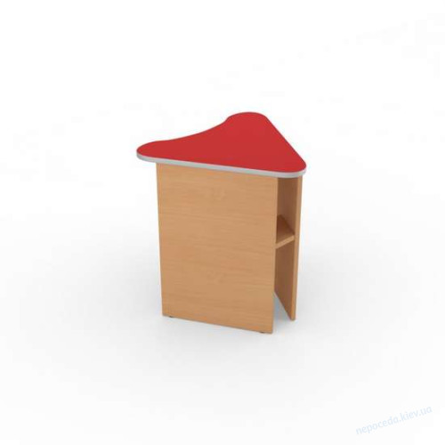 Стол детский Лепесток 3 рост.гр. 540x490x588 цветное ДСП для детского сада, фото 1