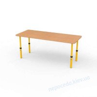 Стіл дитячий прямокутної форми 1100x450 кольорове ДСП для дитячого садочка
