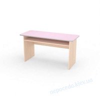 Стол детский Мышонок 3 рост.гр. с полкой 1100x450x580 цветное ДСП для детского с..