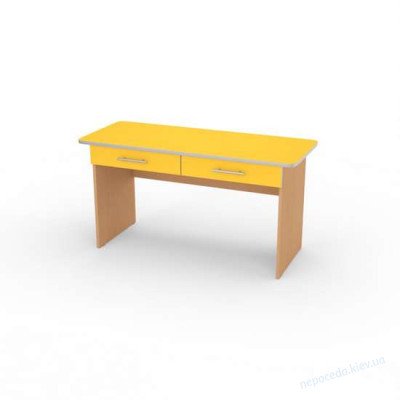 Стіл дитячий Мишеня 1 зр.гр. з шухлядою 1100x450x460 кольорове ДСП для дитячого садочка