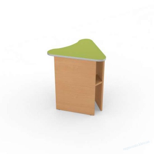 Стол детский Лепесток 2 рост.гр. 540x490x528 цветное ДСП для детского сада, фото 1