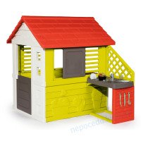 Детский игровой домик Smoby с летней кухней