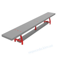 Лава гимнастическая 30х30см длиной 20 см для спортзала