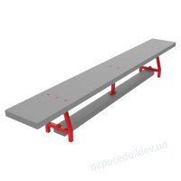 Лава гимнастическая 30х30см длиной 20 см для спортзала