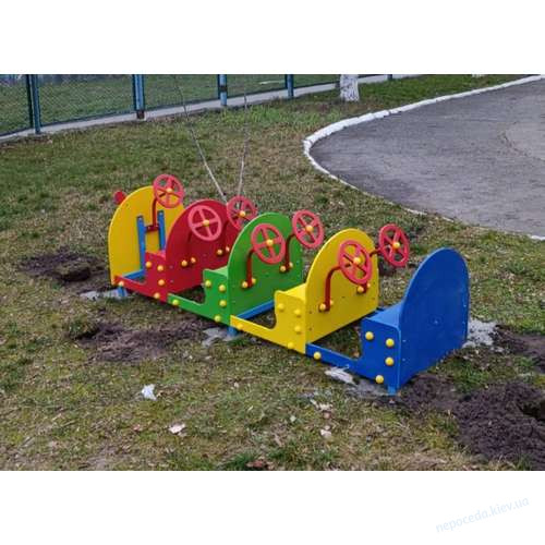 Детский игровой элемент Гусеница на детскую площадку, фото 3