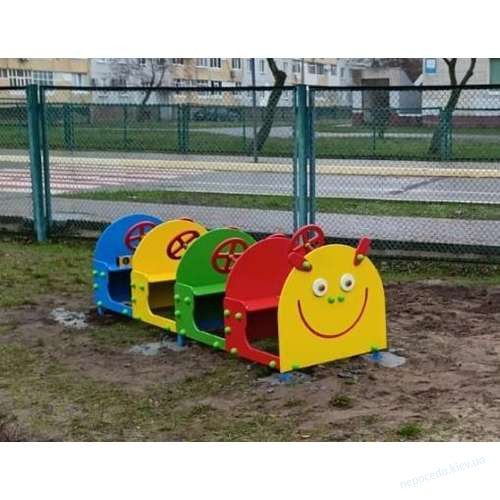 Детский игровой элемент Гусеница на детскую площадку, фото 2