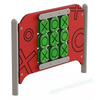 Игровая панель Крестики-нолики из HDPE пластика на площадку