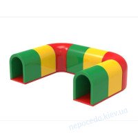 Спортивно-игровой детский модульный набор Лабиринт разноцветный